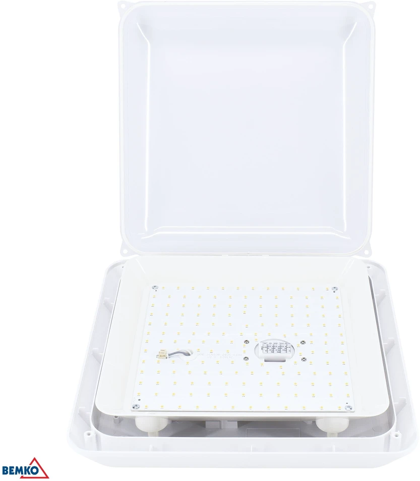 Bemko 30W LED plafonas su judesio davikliu GABI, baltas, 4000K, IP66, 120°