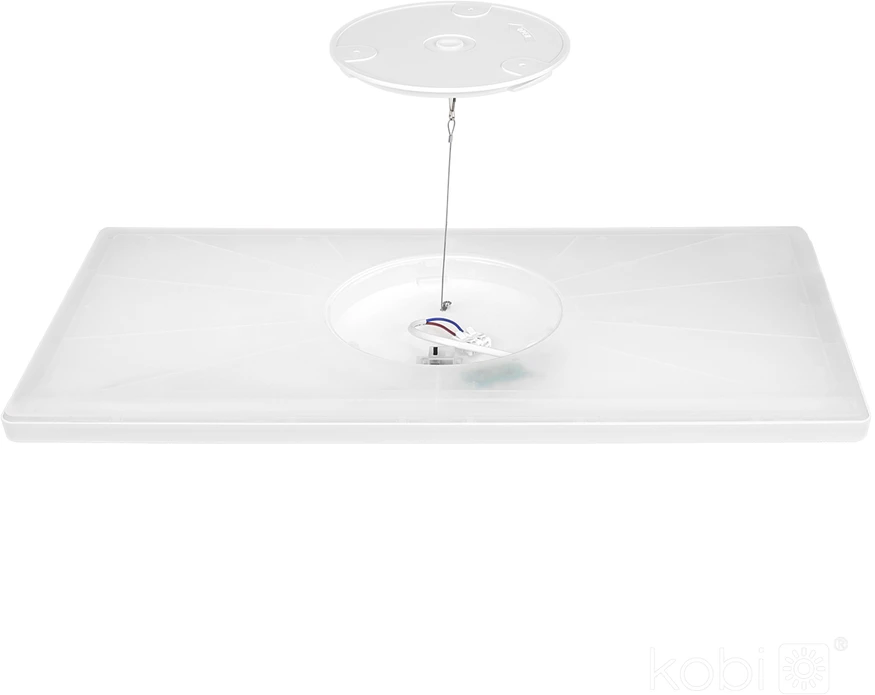 32W LED lubinis šviestuvas NIVERA SQUARE, baltas, 3000/4000/6000K, IP54
