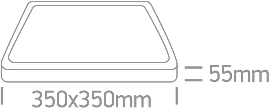 35W LED vidaus/lauko plafonas, baltas, 3000/4000/6000K, IP65, 67220E/W/V
