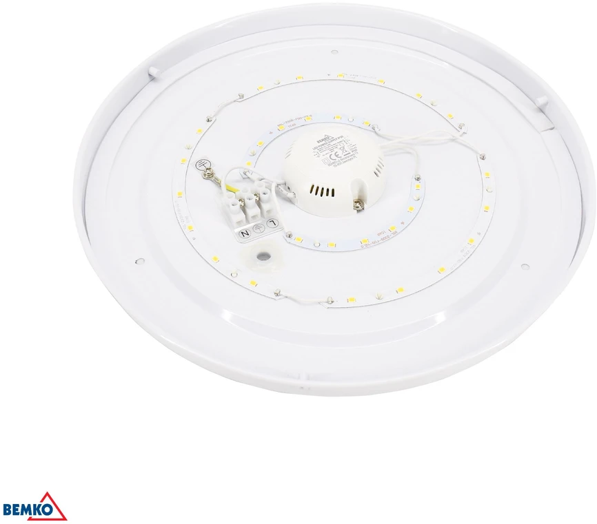 Bemko 36W LED plafonas PLATO, baltas, 4000K, IP44