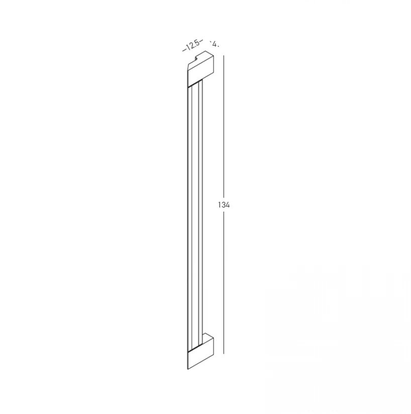 36W LED sieninis fasado šviestuvas, tamsiai pilkas, 3000K, IP54, E431