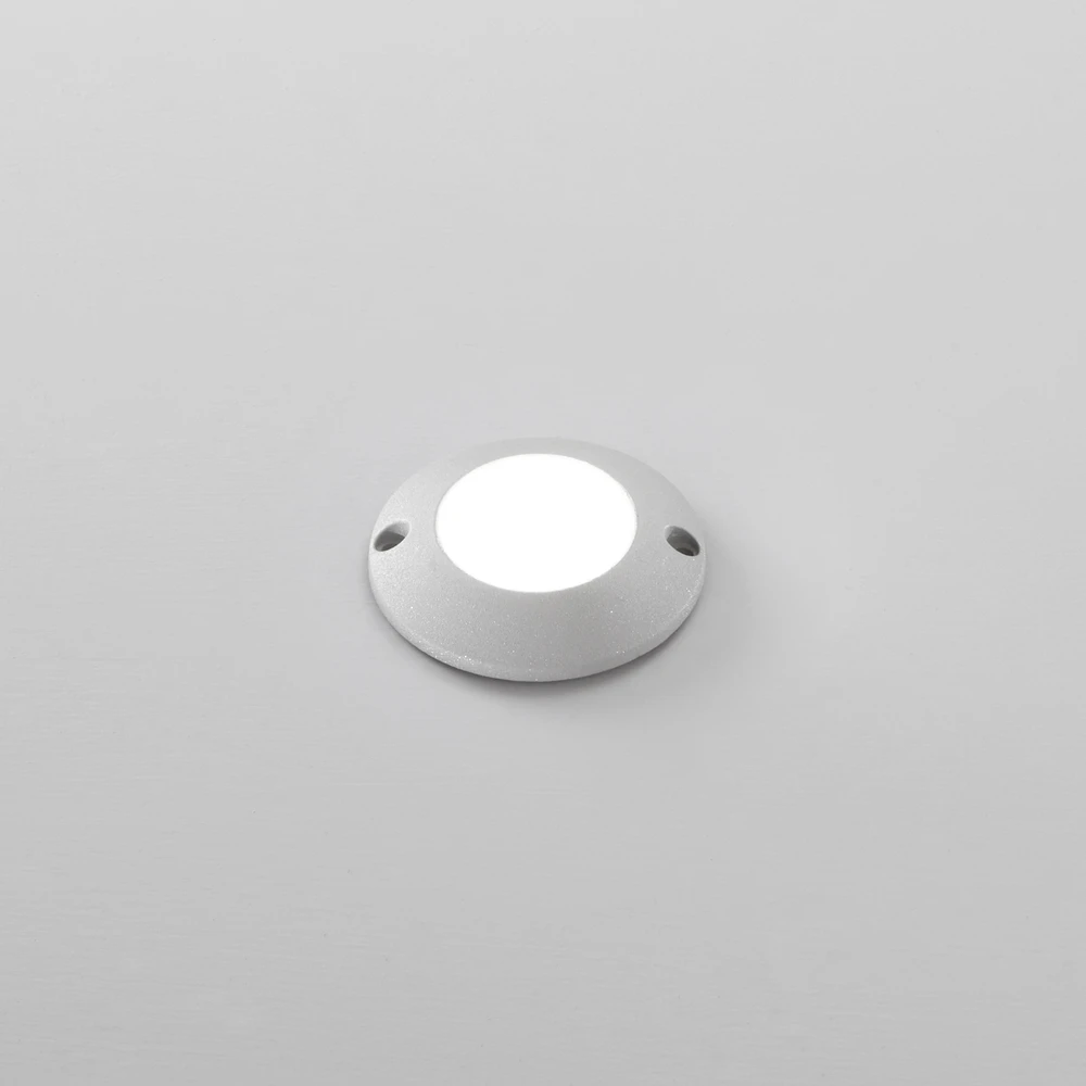 3W LED sieninis fasado šviestuvas laiptų apšvietimui ELMO, sidabro sp., 3000K, IP54