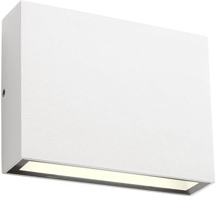 Sieninis šviestuvas 4,4W LED sieninis lauko šviestuvas KAMAL, baltas, 3000K, IP54, šviečia į viršų ir į apačią, 90375