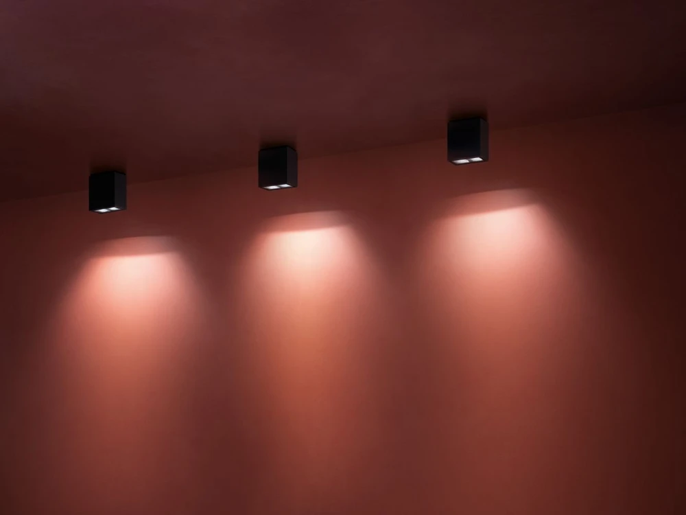 4W LED paviršinis šviestuvas KURA TOP X2, rūdžių sp., 3000K, 28°