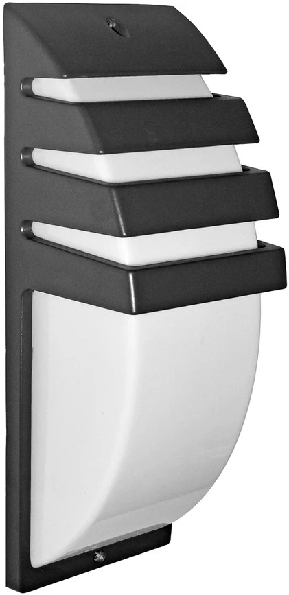 Sieninis šviestuvas 4W LED sieninis fasado šviestuvas MONA, juodas, 4000K