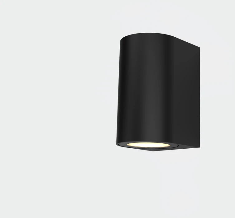 Sieninis šviestuvas 4W LED sieninis fasado šviestuvas NEXO, juodas, 2700/3000K, IP65, A2095070N