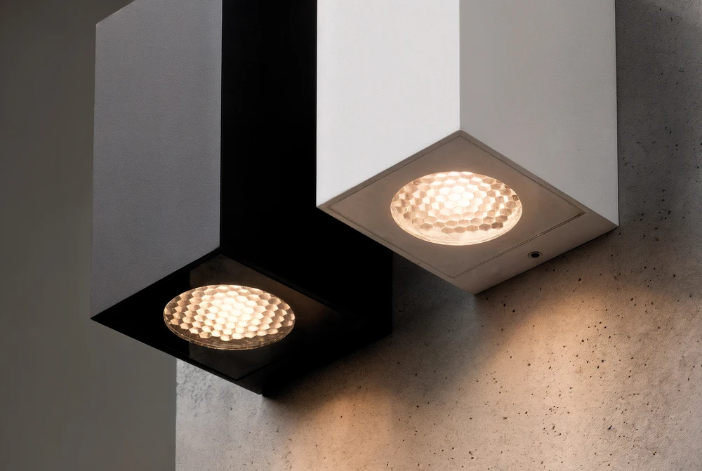 Sieninis šviestuvas 4W LED sieninis fasado šviestuvas OXEN, juodas, 2700/3000K, IP65, A2094070N