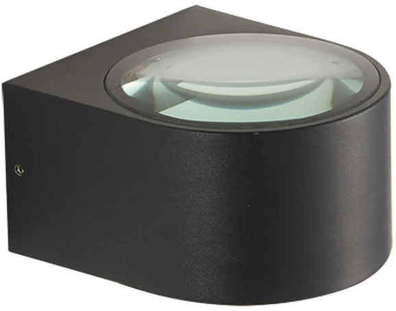Sieninis šviestuvas 5W LED sieninis fasado šviestuvas PESARO 4K, juodas, 4000K