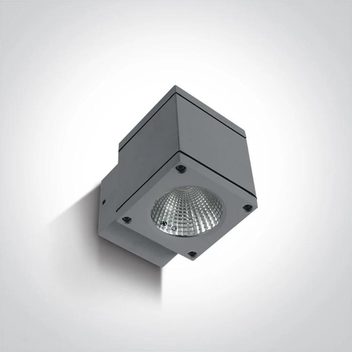 6W LED cilindro formos šviestuvas, pilkas, 3000K, 67138F/G/W