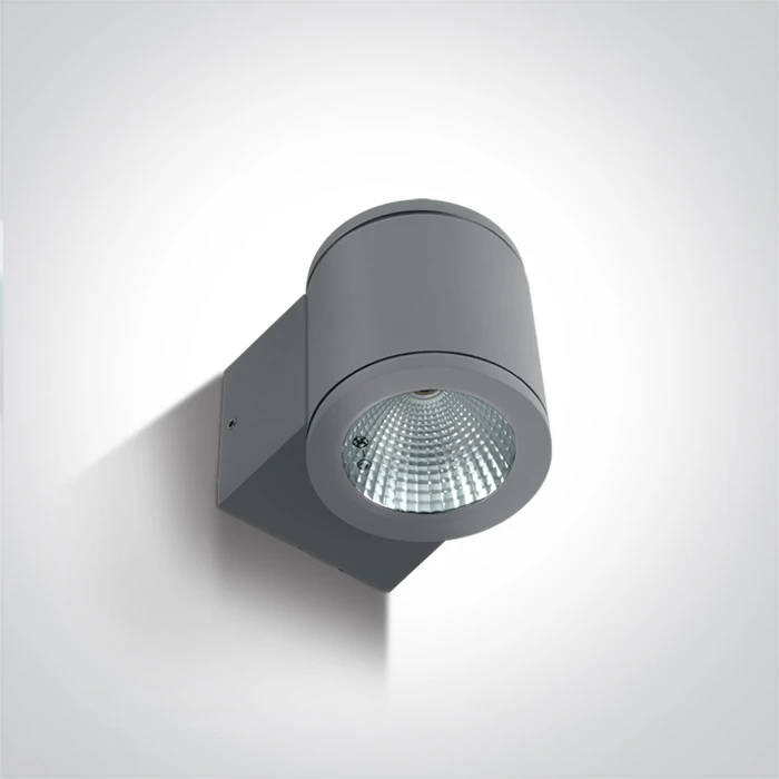 6W LED cilindro formos šviestuvas, pilkas, 3000K, 67138E/G/W