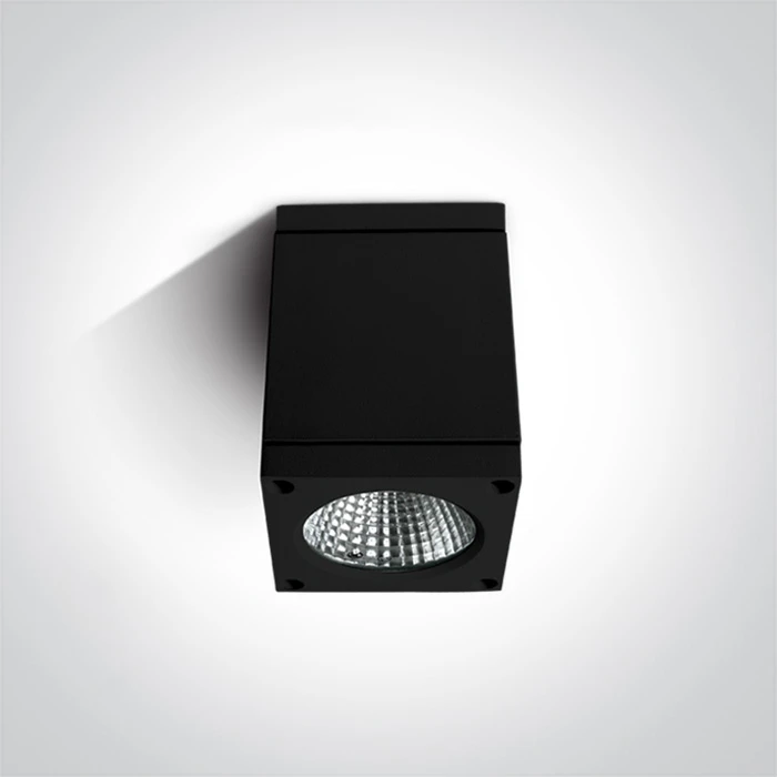 6W LED cilindro formos šviestuvas, juodas, 3000K, 67138D/B/W