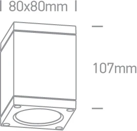 6W LED cilindro formos šviestuvas, antracito sp., 3000K, 67138D/AN/W