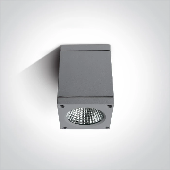6W LED cilindro formos šviestuvas, pilkas, 3000K, 67138D/G/W