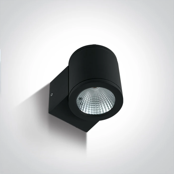 6W LED cilindro formos šviestuvas, juodas, 3000K, 67138E/B/W