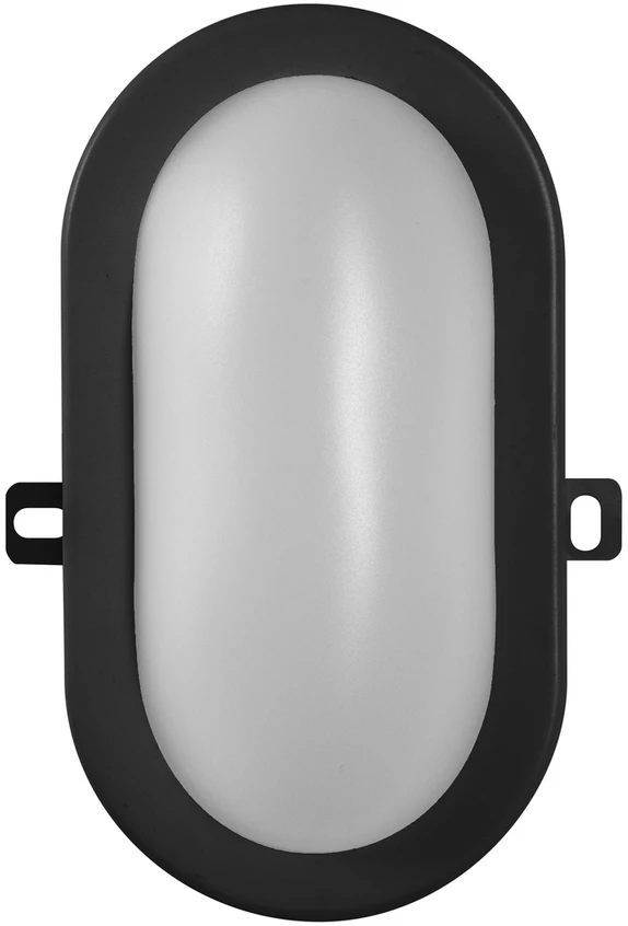 6W LED lauko plafonas BULKHEAD, juodas, 4000K, IP54