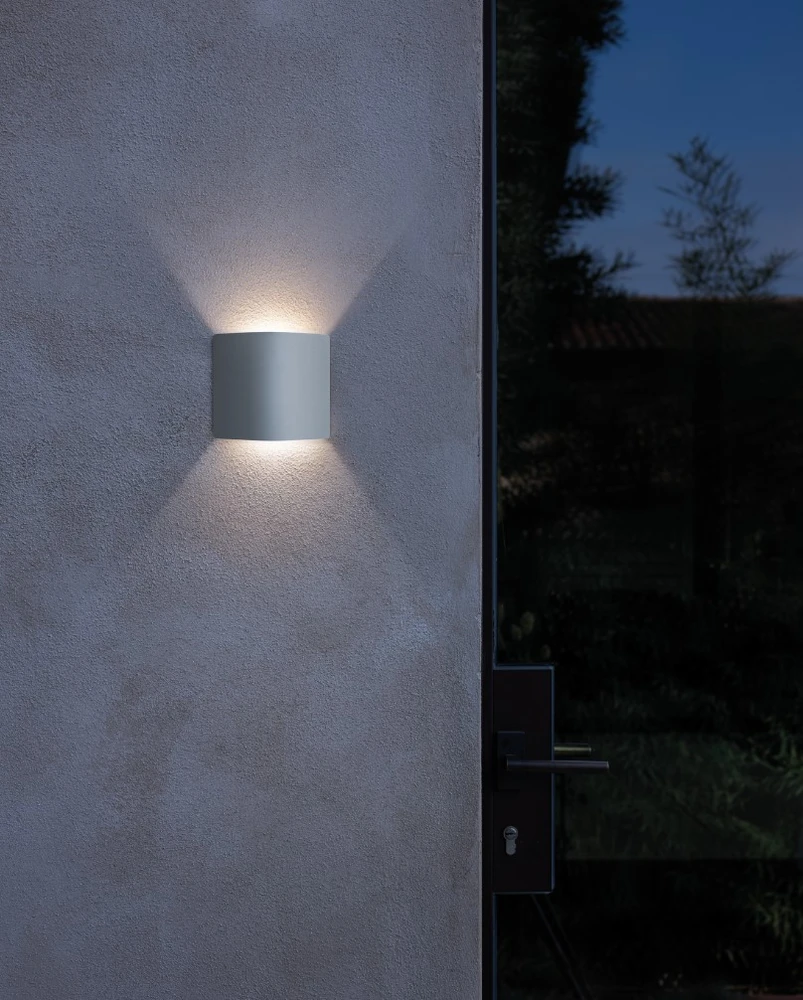 6W LED paviršinis lauko šviestuvas TEGOLO U&D, tamsiai pilkas, 3000K, dimeriuojamas, šviečia į abi puses