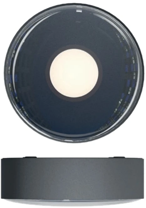 6W LED paviršinis šviestuvas LOG, tamsiai pilkas, 3000K, IP65, 90412