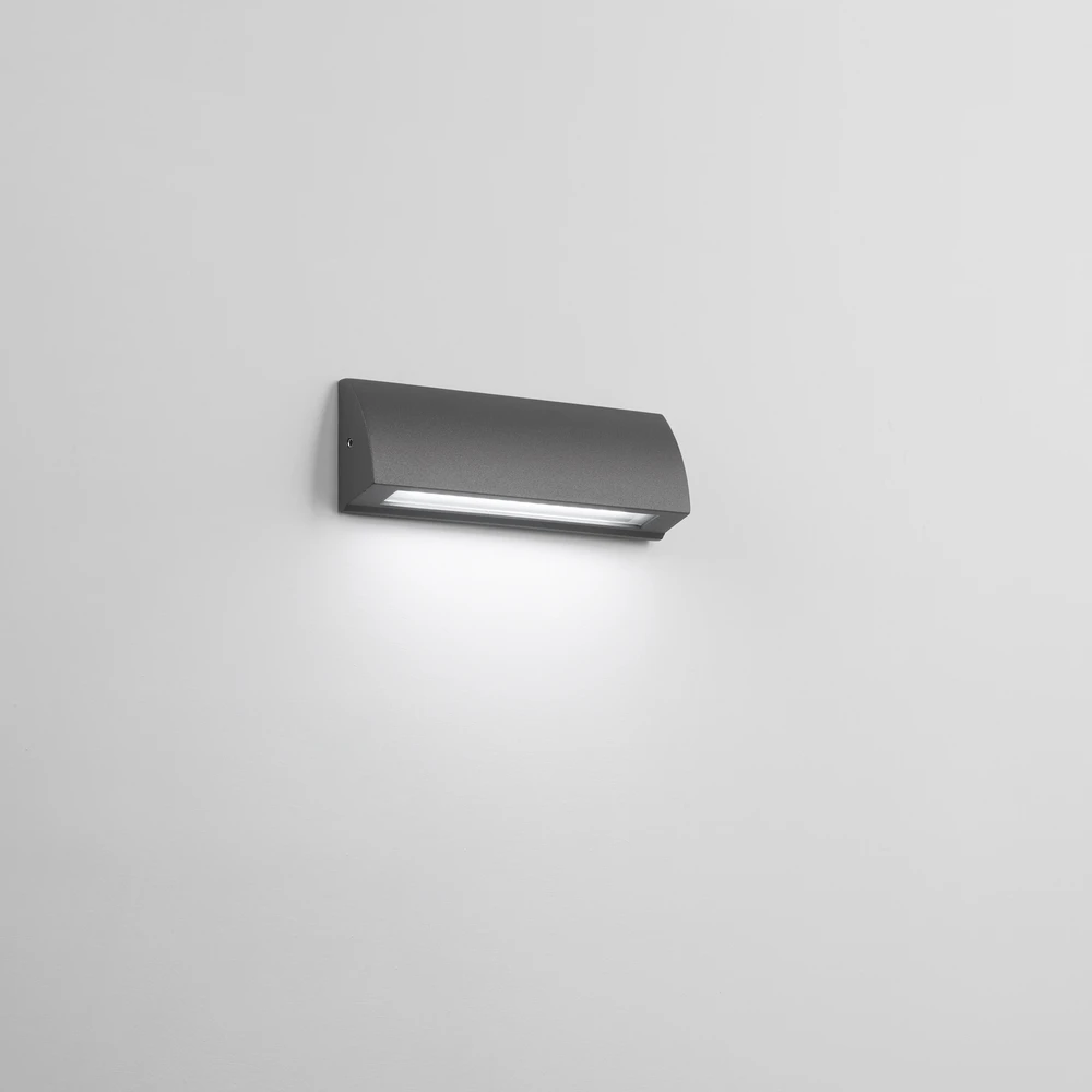 6W LED sieninis fasado šviestuvas SHELBY, antracito sp., CCT, IP54