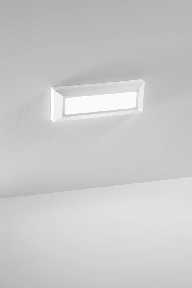 6W LED sieninis fasado šviestuvas laiptų apšvietimui OASIS, baltas, CCT, IP65