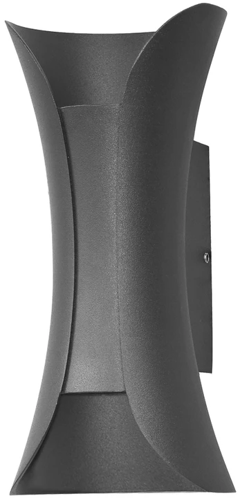 Pakabinamas šviestuvas 6W LED sieninis fasado šviestuvas DANTE, juodas, 4000K