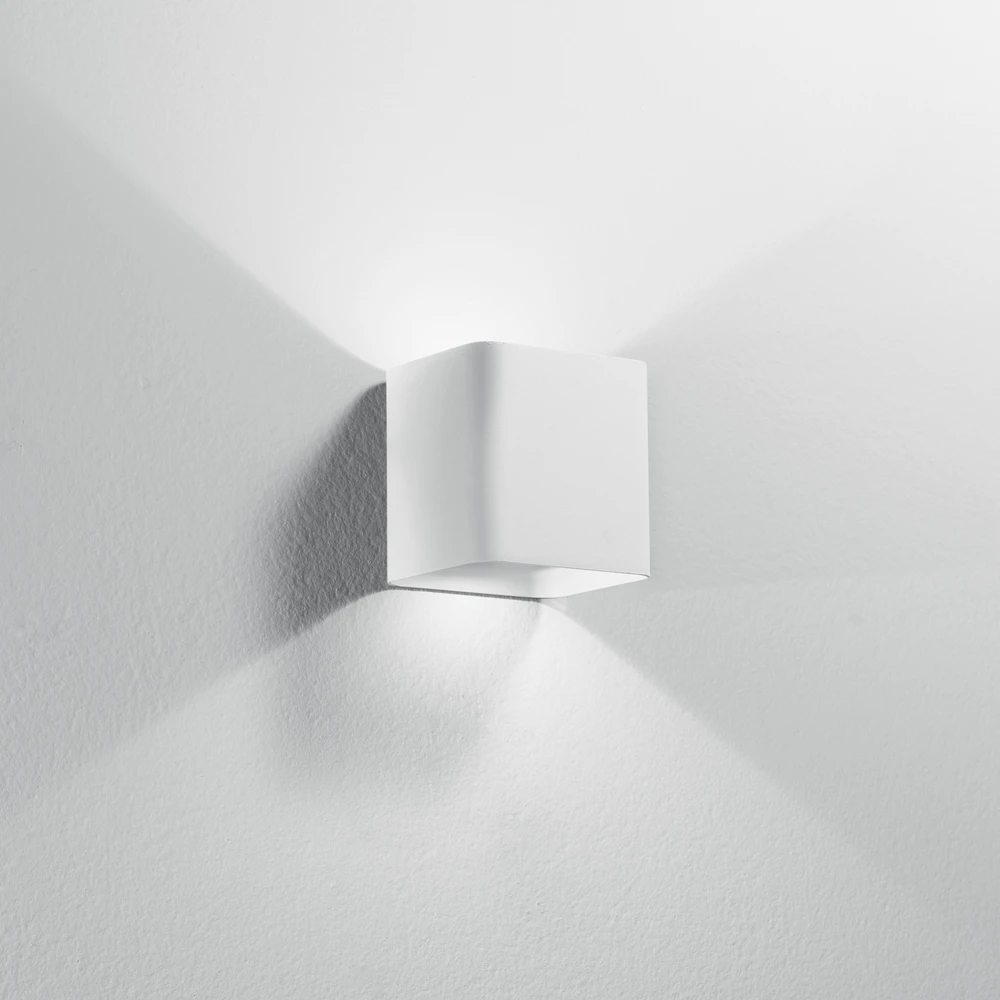 Sieninis šviestuvas 6W LED sieninis fasado šviestuvas BIOME, baltas, CCT, IP54, šviečia į viršų ir į apačią