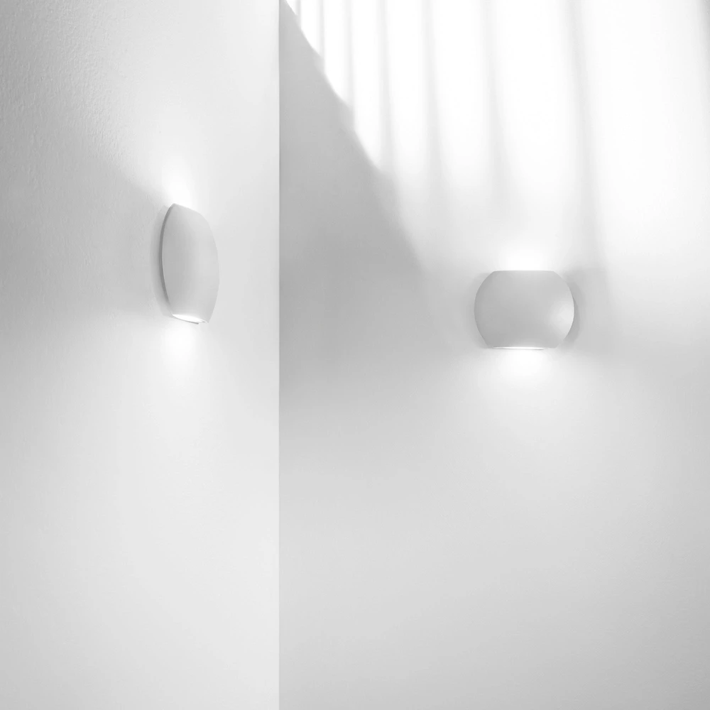 Sieninis šviestuvas 6W LED sieninis fasado šviestuvas MIURA, baltas, CCT, IP54