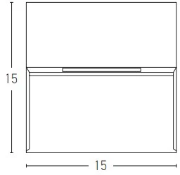 6W LED sieninis lauko šviestuvas, rudas, 2700/3000K, E241-27