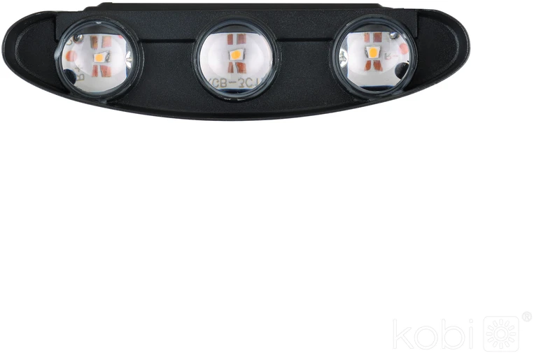 6W LED sieninis lauko šviestuvas LUMEPRA, juodas, 3000K, IP54