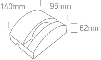 6W LED šviestuvas lango apšvietimui, antracito sp., 3000K, 67454/AN/W