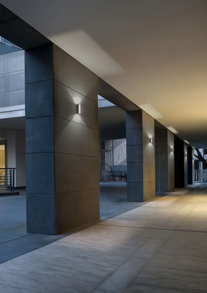 Sieninis šviestuvas 7,6W LED sieninis lauko šviestuvas IVAR, tamsiai pilkas, 3000K, IP54, 90114