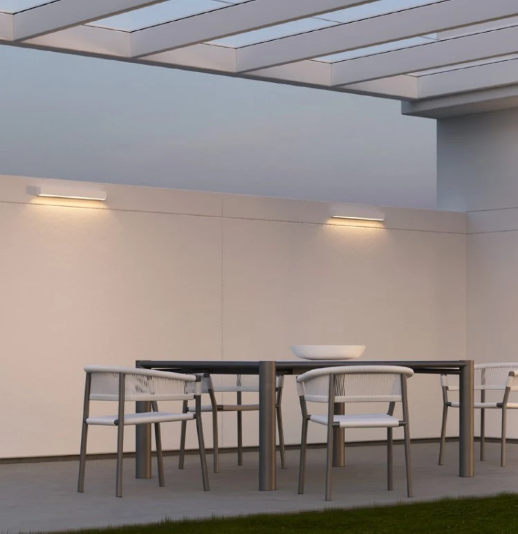 7W LED sieninis fasado šviestuvas AROOS, baltas, 3000K, 90247