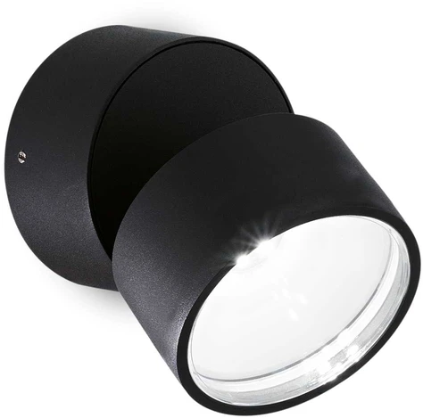 7W paviršinis lauko šviestuvas OMEGA ROUND, juodas, 4000K, 285504