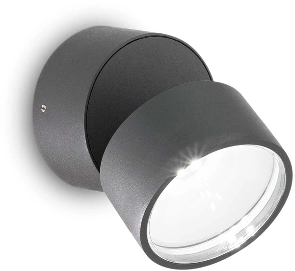 7W paviršinis lauko šviestuvas OMEGA ROUND, antracito sp., 3000K, 285450