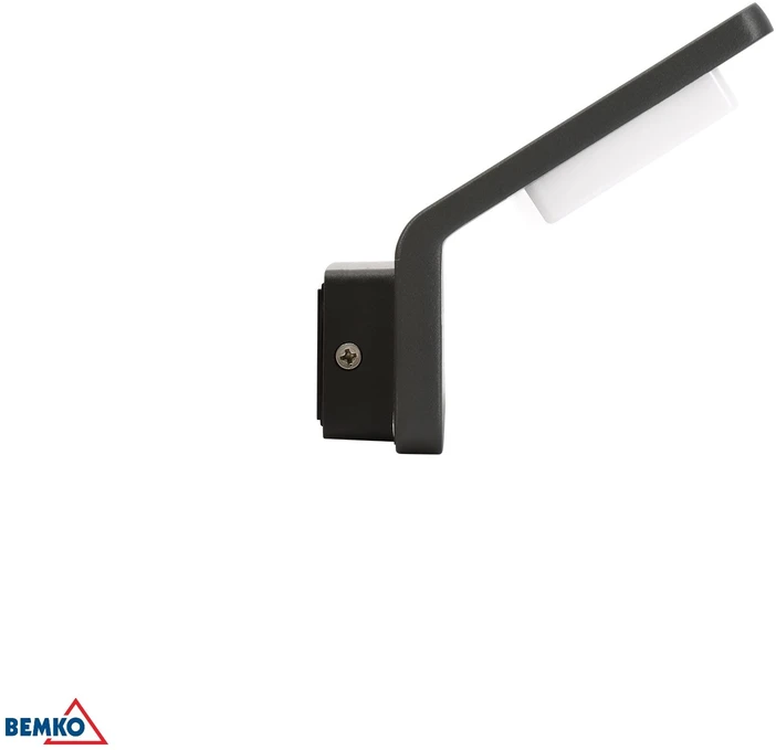 Sieninis šviestuvas Bemko 8,5W LED sieninis fasado šviestuvas VALANT, pilkas, 3000K, IP65