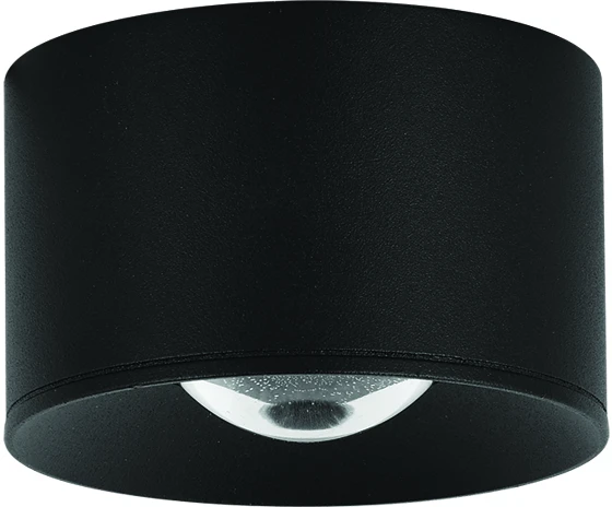8W LED paviršinis lauko šviestuvas, juodas, 3000K, S133