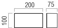 8W LED paviršinis lauko šviestuvas KODIAK, baltas, 3000K, IP65, 90324
