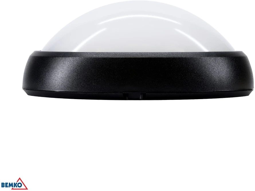 Lubinis šviestuvas Bemko 8W LED plafonas KANLO, juodas, 4000K, IP54, 120°