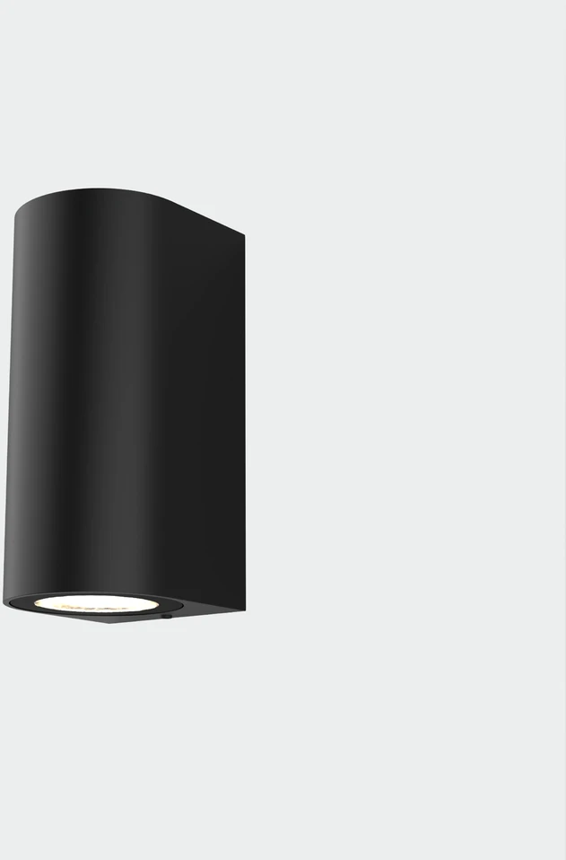 8W LED sieninis fasado šviestuvas NEXO, juodas, 2700/3000K, IP65, A2095170N