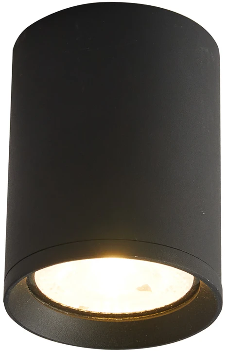Lubinis šviestuvas 9W LED paviršinis fasado šviestuvas CERVIA 3K, juodas, 3000K