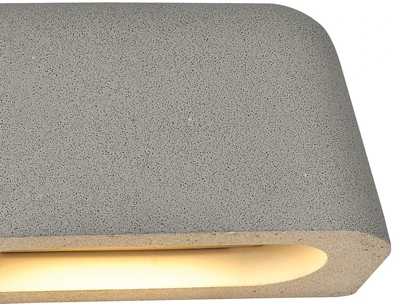9W LED sieninis fasado šviestuvas KRABI, pilkas, 3000K, IP65, 4319900