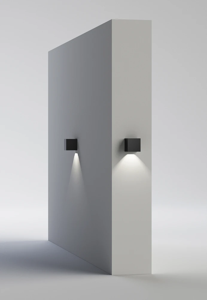 9W LED sieninis fasado šviestuvas HAMAL, antracito sp., 3000K, dimeriuojamas, IP65, A2081000GRDP
