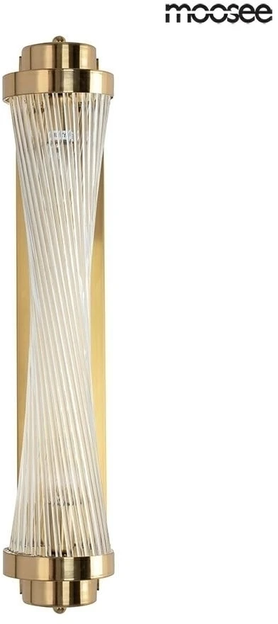 Sieninis šviestuvas COLUMN 60, 2xE14, aukso sp.