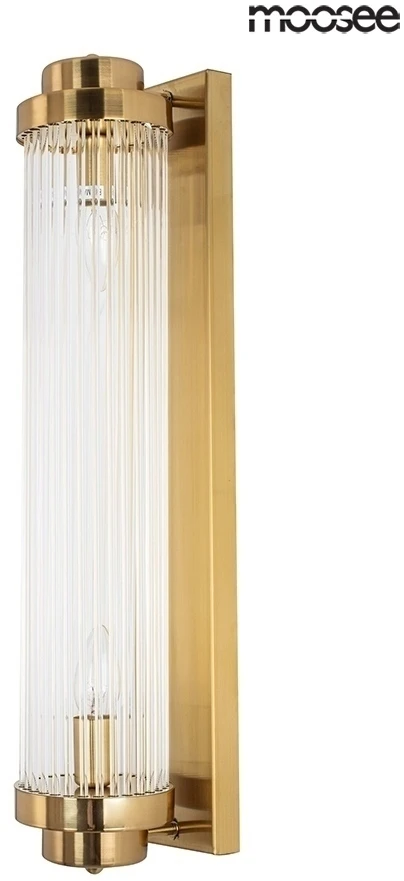 Sieninis šviestuvas COLUMN 60, 2xE14, aukso sp.
