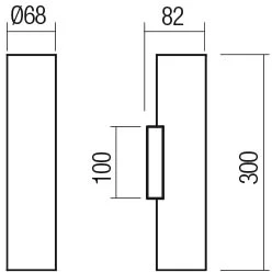 Sieninis šviestuvas CORINTH, GU10, baltas, 01-3416
