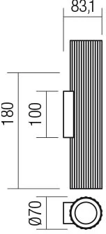 Sieninis šviestuvas DELPHI, GU10, baltas, 01-3395