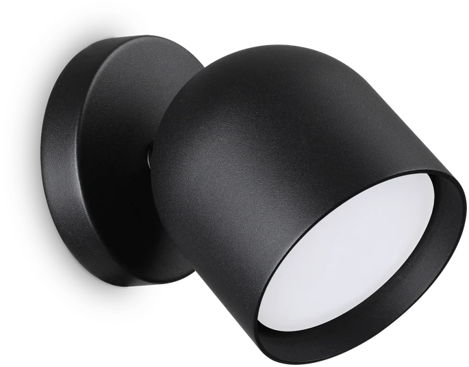 Ideal Lux Sieninis šviestuvas DODO, GX53, juodas, 314099