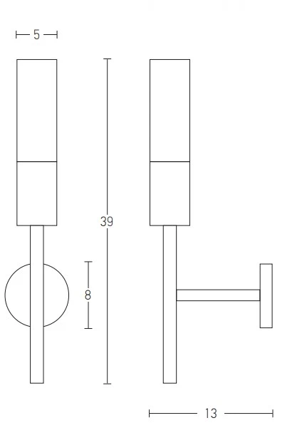 Sieninis šviestuvas, G9, aukso sp., 20352