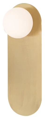 Sieninis šviestuvas, G9, aukso sp., H64