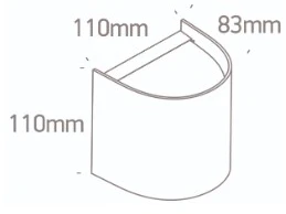 Sieninis šviestuvas, GU10, antracito sp., IP65, 67536A/AN