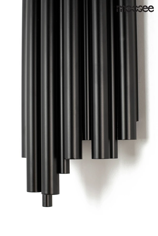 Sieninis šviestuvas HARMONIC, 2xE14, juodas, šviečia į viršų ir į apačią